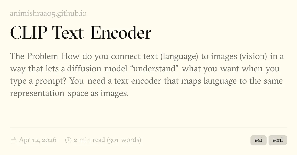 CLIP Text Encoder